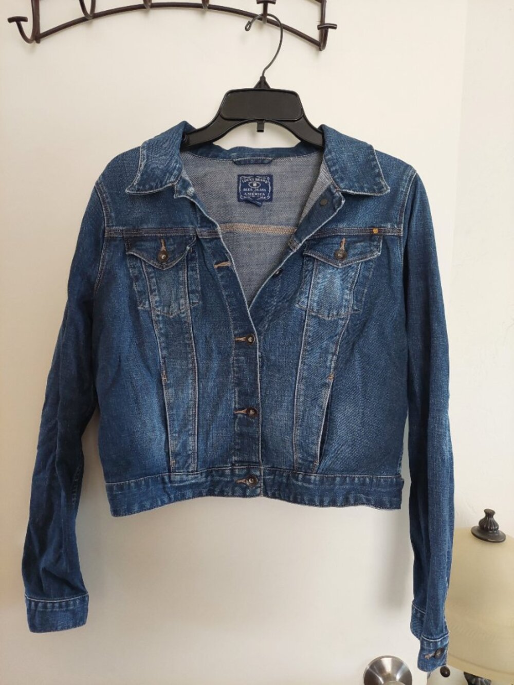 Lucky Brand Classic Blue Denim Jacket Size L
